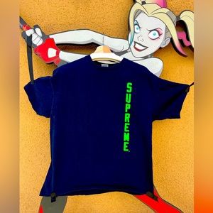 Vintage Rare  SUPREME X THRASHER MAGAZINE T SHIRT XL 2011 Black USA